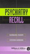Psychiatry Recall (Recall Series)