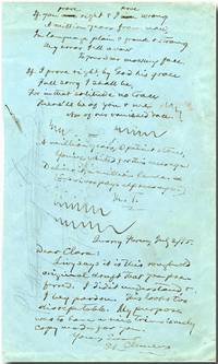AUTOGRAPH MANUSCRIPT, SIGNED ("M.T.), INCORPORATING AN AUTOGRAPH NOTE, SIGNED