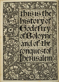 History of Godefrey of Boloyne, The