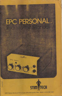 EPC Personal Information Manual EPC Personal Information Manual