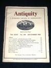 Antiquity - A Quarterly Review of Archaeology - December 1961