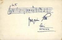 Autograph musical quotation