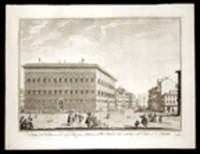 Veduta del Palazzo del Sigre. Principe Strozzi, e della Strada che conduce al Ponte a S. Trinita. T.XIII