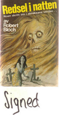 Redsel i Natten  (The King of Terrors) ----- signed By the Author