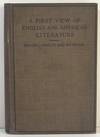 A First View of English and American Literature