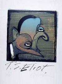 T.S. ELIOT: Limited Edition, Signed Silkscreen Print