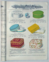 Untitled trade catalogue of Druggists' needs: paper boxes for pills or powders, labels, stationery, prescription blanks, etc