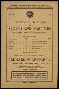 A Catalogue of Books on Sports and Pastimes Including Many Recent Purchases. No. 669