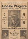 HARRY J. PAMPLIN PRESENTS THE COOKE PLAYERS: COMEDY - DRAMA - MUSIC - DANCING: