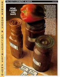 McCall's Cooking School Recipe Card: Sauces 9 - Mothers Chili Sauce  (Replacement McCall's Recipage or Recipe Card For 3-Ring Binders)