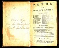 POEMS BY EMINENT LADIES. Vol II To Which is Prefixed a Short Account of Each Writer