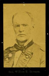 Cabinet card of General Sherman, Civil War general