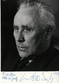 Postcard photograph signed and inscribed to the Colombian musicologist Otto de Greiff