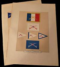 2 Prints Civil War Flags: "Cavalry Corps Army of the Cumberland" From Flags of the Army of the United States Carried During the War of the Rebellion 1861-1865, to Designate the Headquarters of the Different Armies, Army Corps, Divisions and Brigades 2 Prints Civil War Flags: "Cavalry Corps Army of the Cumberland" From Flags of the Army of the United States Carried During the War of the Rebellion 1861-1865, to Designate the Headquarters of the Different Armies, Army Corps, Divisions and Brigades