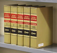 Pacific Reporter 3d. Vols. 69-126; 138-248 (2003-2011)