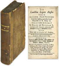 De Laudibus Legum Angliae, Written By Sir John Fortescue