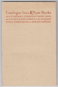 Catalogue lxxx. Rare Books Old & Modern