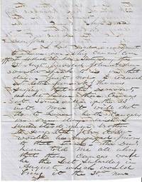 AUTOGRAPH LETTER (unsigned),  SCHEDULING A WHIG PARTY CAUCUS, DEMOCRATS, ETC