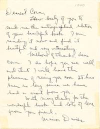 Marion Davies Writes To The Biographer Of Her Lover, William Randolph Hearst