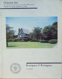 Oriental Art: The Collection Of A Prominent Beverly Hills, California, Estate, October 23, 1984