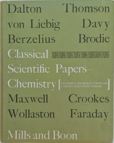 Image for Classical Scientific Papers: Chemistry.