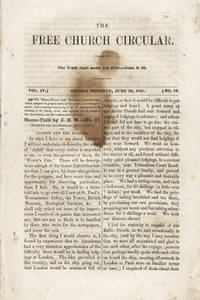 The Free Church Circular . . . Vol. IV. No. 16 [caption title]