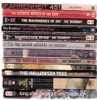 Fahrenheit 451; golden Apples Sun; Machineries Joy; Day it Rained Forever; dandelion Wine; Toynbee Convector; Martian Chronicles; Dinosaur Tales; Halloween Tree; Silver Locusts; long After Midnight; I Sing Body Electric -12 Volumes