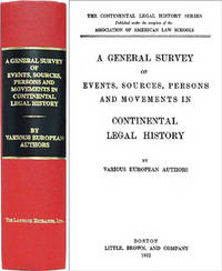 A General Survey of Events, Sources, Persons & Movements in