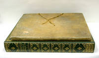 A bound collection of vellum sheets illuminated with original bodycolour paintings on 28 panels, the vellum sheets originally forming two continuous manuscript rolls, both relating to the De La Broye family, attested to by J. Simon, the chief clerk of the Chamber of Accounts of the city of Lille