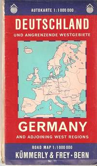 AUTOKARTE:  DEUTSCHLAND UND ANGRENZENDE WESTGEBIETE / GERMANY AND ADJOINING WEST REGIONS