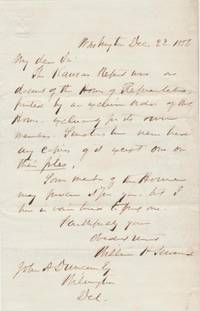 Seward Tries To Procure A Government Report On Bleeding Kansas