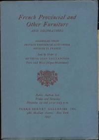 Sale #1786 : French Provincial & Other Furniture, Bronze Dore, Rock Crystal and Glass Sconces, Lamps, Chandeliers and Other Lighting Fixtures, Statuettes, Urns, Vases, Clocks and Other Decorative Objects Assembled From Private Residences & Other Sources Sale #1786 : French Provincial & Other Furniture, Bronze Dore, Rock Crystal and Glass Sconces, Lamps, Chandeliers and Other Lighting Fixtures, Statuettes, Urns, Vases, Clocks and Other Decorative Objects Assembled From Private Residences & Other Sources
