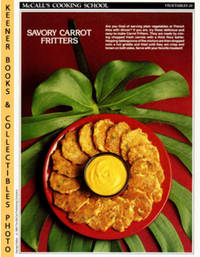 McCall's Cooking School Recipe Card: Vegetables 28 - Carrot Fritters  (Replacement McCall's Recipage or Recipe Card For 3-Ring Binders)