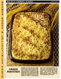 McCall's Cooking School Recipe Card: Pasta, Rice 7 - Greek Pastitsio  (Replacement McCall's Recipage or Recipe Card For 3-Ring Binders)