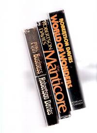 The Deptford Trilogy Book 1, 2 and 3 -comprising Fifth Business ---with The Manticore ---with World of Wonders ---THREE VOLUMES ( All 1st Edition hardcovers ) The Deptford Trilogy Book 1, 2 and 3 -comprising Fifth Business ---with The Manticore ---with World of Wonders ---THREE VOLUMES ( All 1st Edition hardcovers )