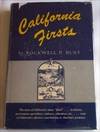 California Firsts