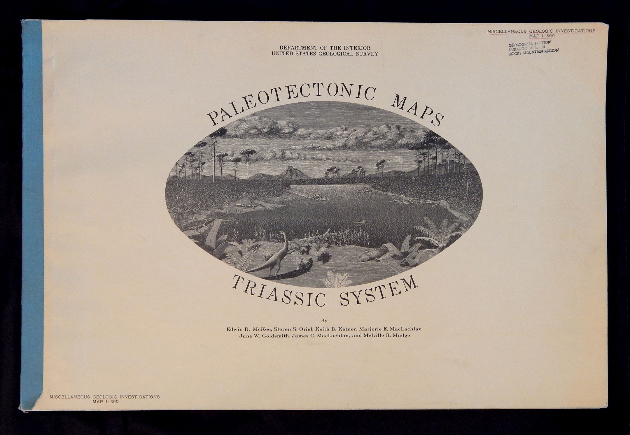 Image for Paleotectonic Maps Triassic System, Map I-300