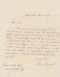 A Pennsylvania Congressman Writes To Two Quakers About The Second Seminole War: “The Accompanying Remonstrances From The Representatives Of The Religious Society Of Friends…The Barbarous And Recently Proposed To Be Used In It”