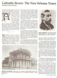 LAFCADIO HEARN: THE NEW ORLEANS YEARS