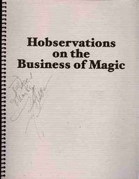 Hobservations on the Business of Magic Hobservations on the Business of Magic
