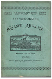 Foremen's Advance Advocate. Vol. II, no. 2 (February, 1893)