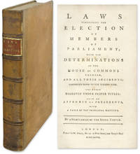 Laws Concerning the Election of Members of Parliament. London, 1768