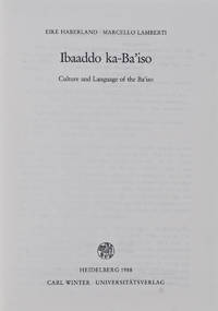 Ibaaddo ka-Ba'iso: Culture and Language of the Ba'iso