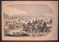 Winslow Homer's Civil War Wood Engraving for Harper's Weekly: The Union Cavalry and Artillery Starting in Pursuit of the Rebels up the Yorktown Turnpike