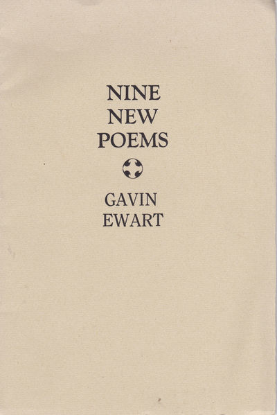 Image for NINE NEW POEMS.