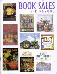 Book Sales Book Catalogue Spring 2003