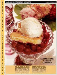 McCall's Cooking School Recipe Card: Cakes, Cookies 25 - Cherry Cobbler a  la Mode (Replacement McCall's Recipage or Recipe Card For 3-Ring Binders)