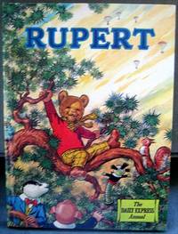 RUPERT ANNUAL. 1973. BROWN FACED RUPERT ON COVER.---SIGNED BY BESTALL