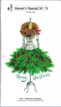 J. Peterman Owner's Manual No. 73 Christmas 2009
