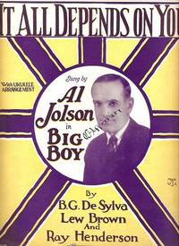 Sheet music (2) from this Broadway show.  Songs:  If You Knew Susie (Like I Know Susie);  It All Depends On You